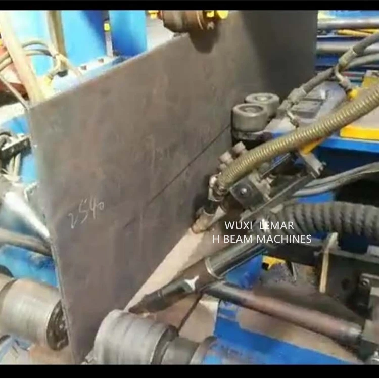 h beams assembly and straightening machine